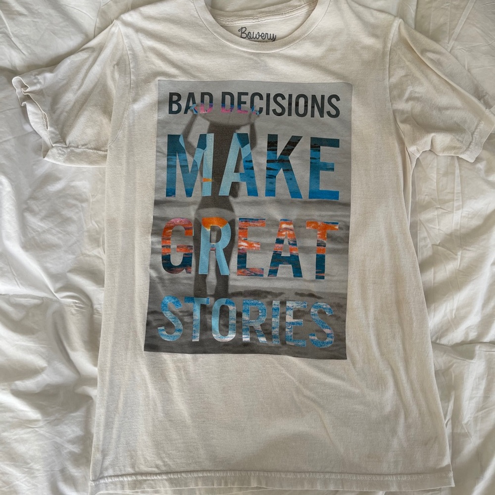 100% cotton cool blue t shirt